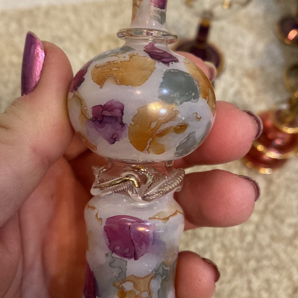 Egyptian Handblown glass perfume bottles - Picture 6 of 13